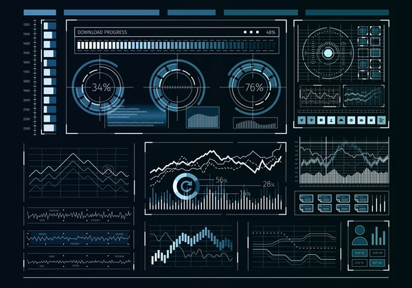 Pantalla de usuario humano. Medios mixtos —  Fotos de Stock