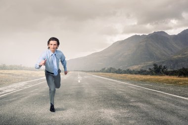 Başarı için yolda. Karışık teknik