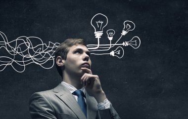 Bu düşünceler kafamda. Karışık teknik