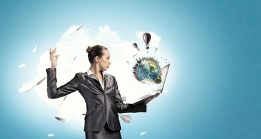 Kadın bu Yöneticisi. Karışık teknik