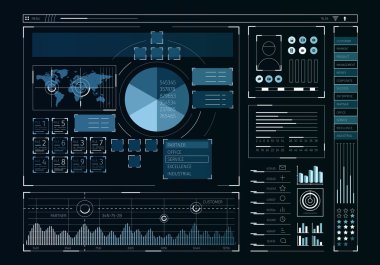 İnsan kullanıcı görüntüleme. Karışık teknik