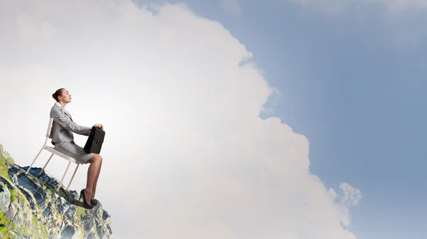 Auszeit nehmen. Gemischte Medien — Stockfoto