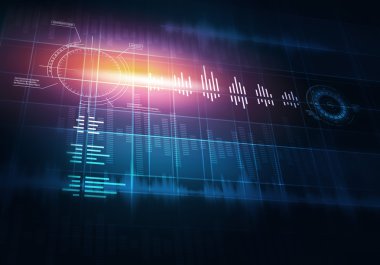 Ses ekolayzer arka plan