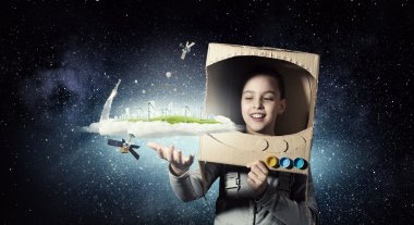 Uzay inceleyeceksiniz. Karışık teknik