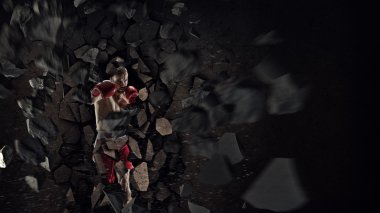 Güç ve dayanıklılık sahip. Karışık teknik