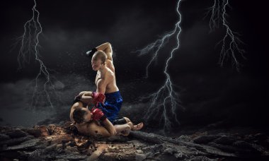 Kutusu savaşçıları bilinçlendirilmesini açık. Karışık teknik