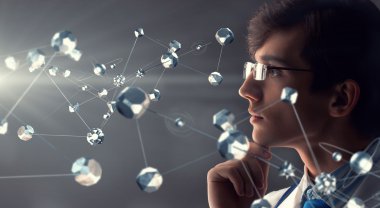 Erkek doktor ve yeni teknolojiler. Karışık teknik