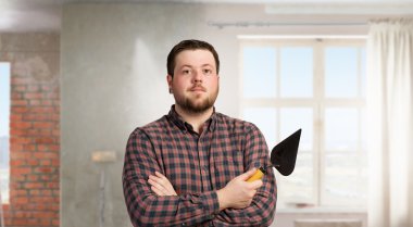 Tamirci iç aracıyla. Karışık teknik