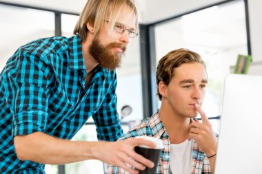 Masada iki Ofis çalışanları