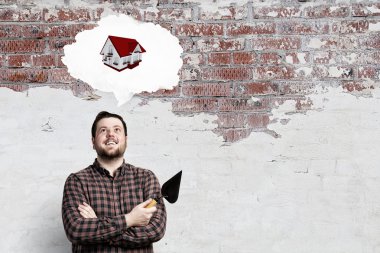 Tamirci iç aracıyla. Karışık teknik