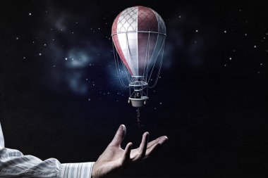 Hayal gücünüzü kenarına. Karışık teknik