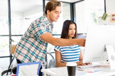 Masada iki Ofis çalışanları