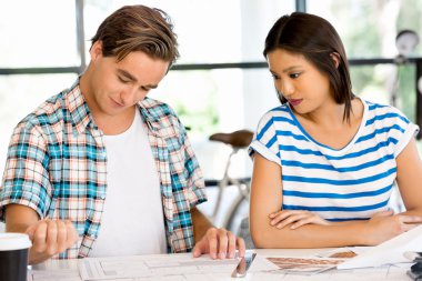 Masada iki Ofis çalışanları