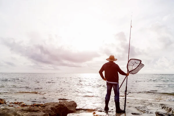 Immagine di pescatore — Foto Stock