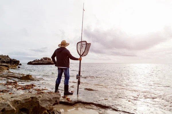 Bild av fiskare — Stockfoto