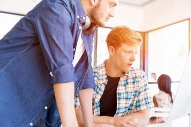 Masada iki Ofis çalışanları