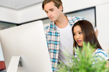 Masada iki Ofis çalışanları