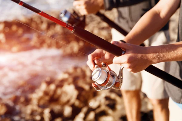 Pesca com vara — Fotografia de Stock