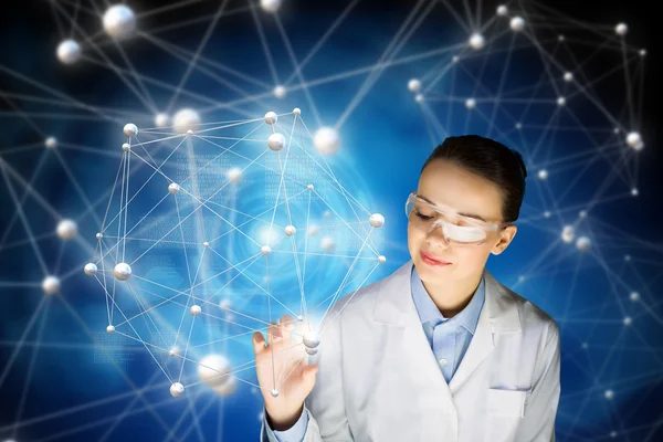 Innovative technologies in science and medicine . Mixed media — Stock Photo, Image