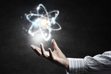 Palm atom simgesini. Karışık teknik