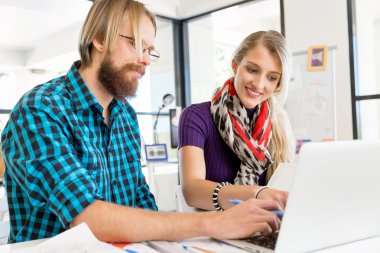 Masada iki Ofis çalışanları