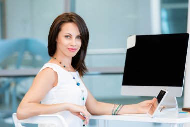 Modern başarılı iş kadını