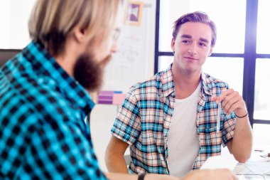 Masada iki Ofis çalışanları