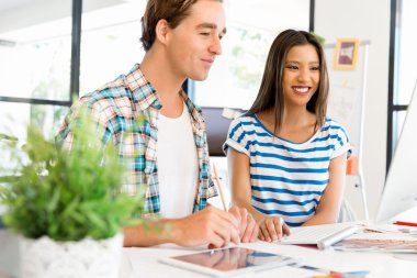 Masada iki Ofis çalışanları