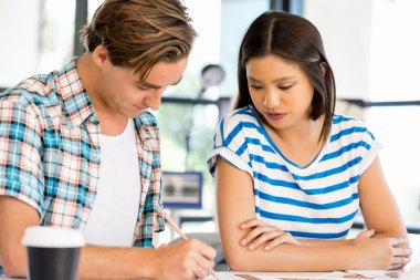 Masada iki Ofis çalışanları