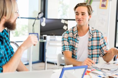 Masada iki Ofis çalışanları
