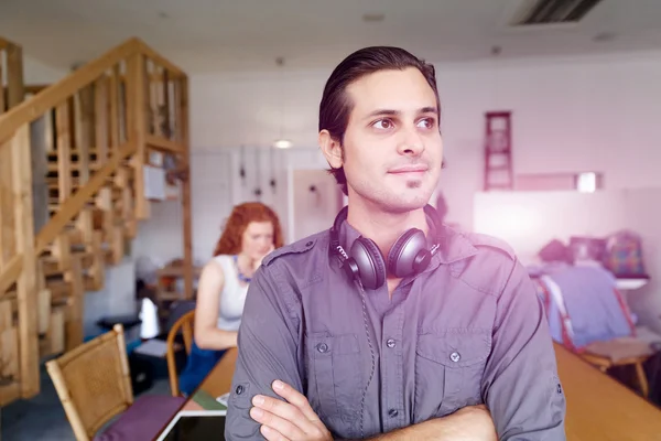 Portrait of young man in office — Stock Photo, Image