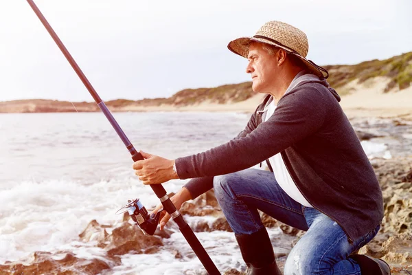 Picture of fisherman — Stock Photo, Image