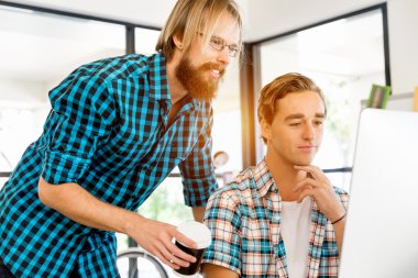 Masada iki Ofis çalışanları