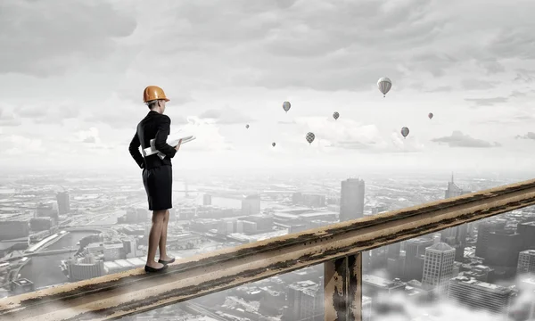 İnşaat geliştirme projesi. Karışık teknik