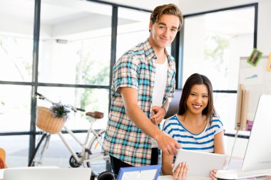 Masada iki Ofis çalışanları