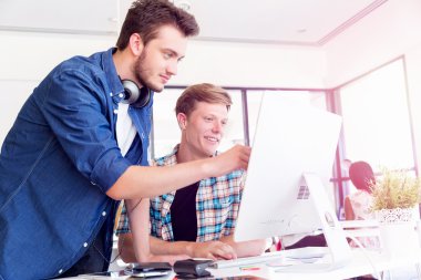 Masada iki Ofis çalışanları