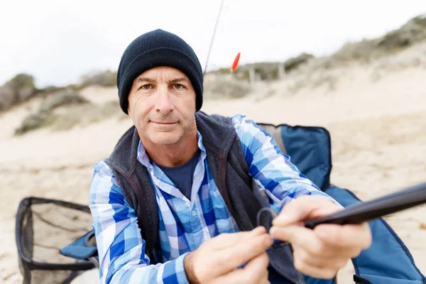 Immagine di pescatore — Foto Stock