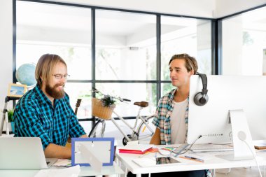 Masada iki Ofis çalışanları