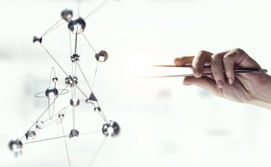 Küre modeli ile bilim konsepti