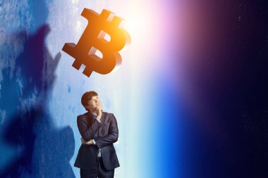 Sanal kripto para birimi kavramı. - Evet. Karışık ortam