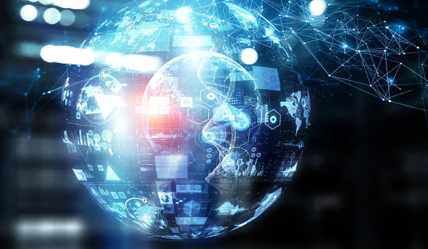 Genel ağ resmi. Karışık ortam