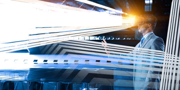 Sanal gerçeklik deneyimi. Geleceğin teknolojileri. Karışık ortam