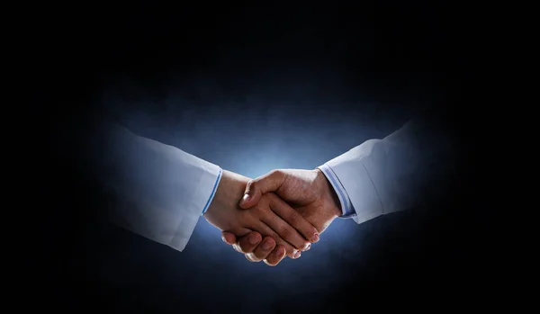 Partnership concept. Image of handshake — Stock Photo, Image