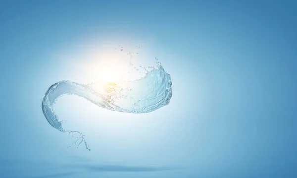 Image éclaboussante d'eau. Techniques mixtes — Photo