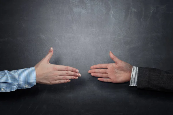 Hand open and ready to help or receive. — Stock Photo, Image