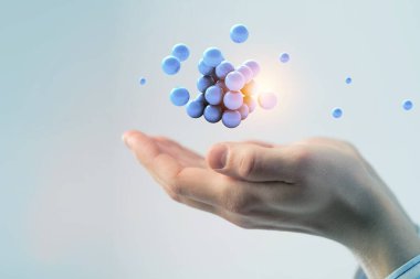 Küre modeli ile bilim konsepti