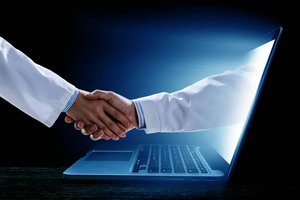 Partnership concept. Image of handshake — Stock Photo, Image