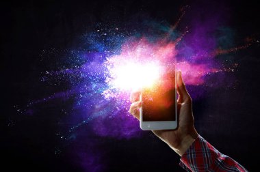 Yenilik ve yaratıcılık kavramı. Karışık ortam