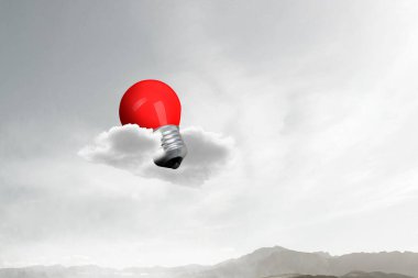 Yaratıcılığın sembolü olarak ampul