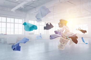 Yıkama ve temizleme. Karışık ortam